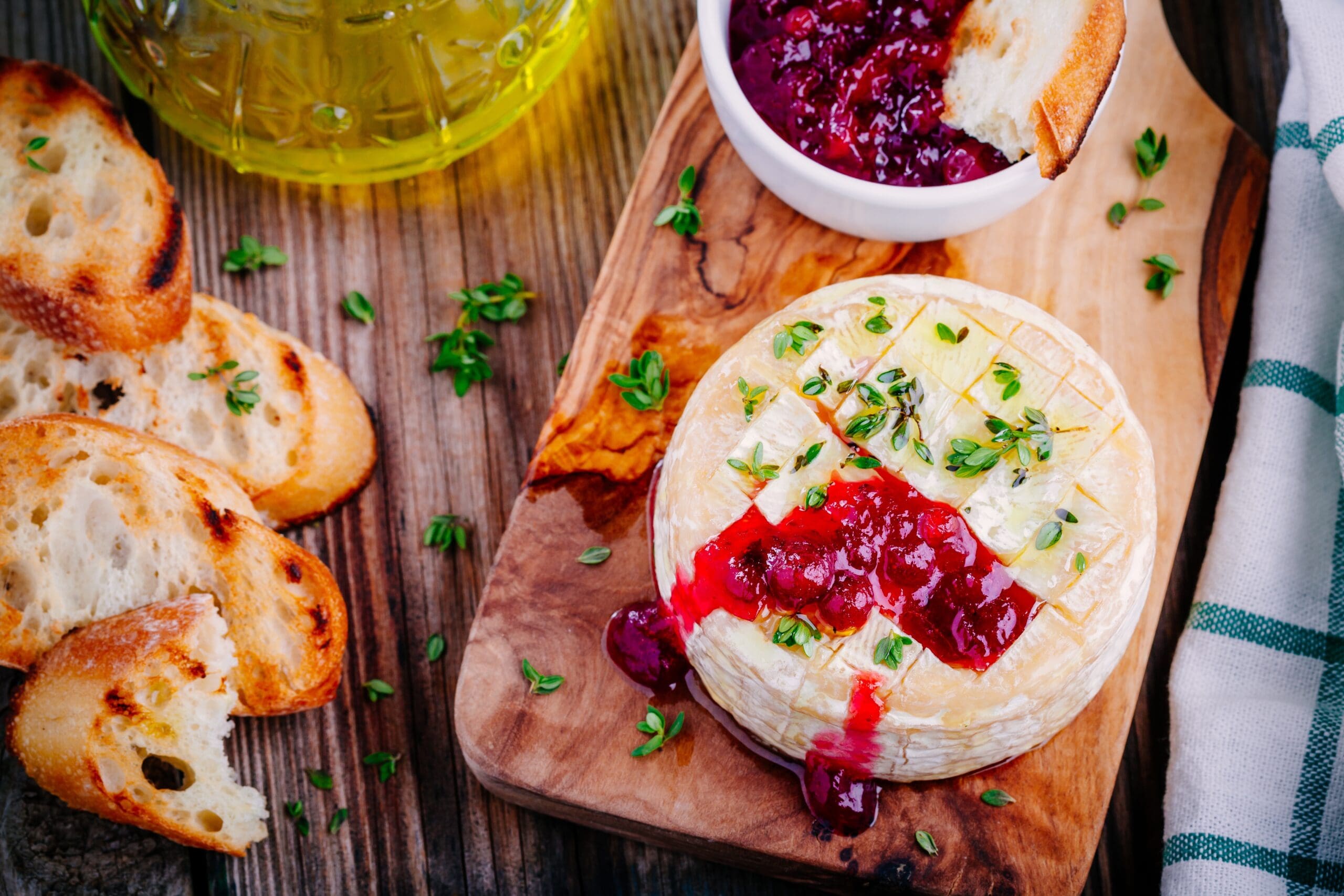 Cranberry Chutney with Brie